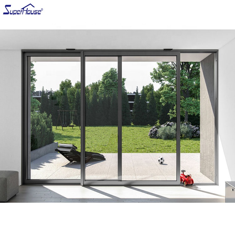 Superhouse Outside Customized Personally T6 Aluminum Insullated Glass Sliding Door