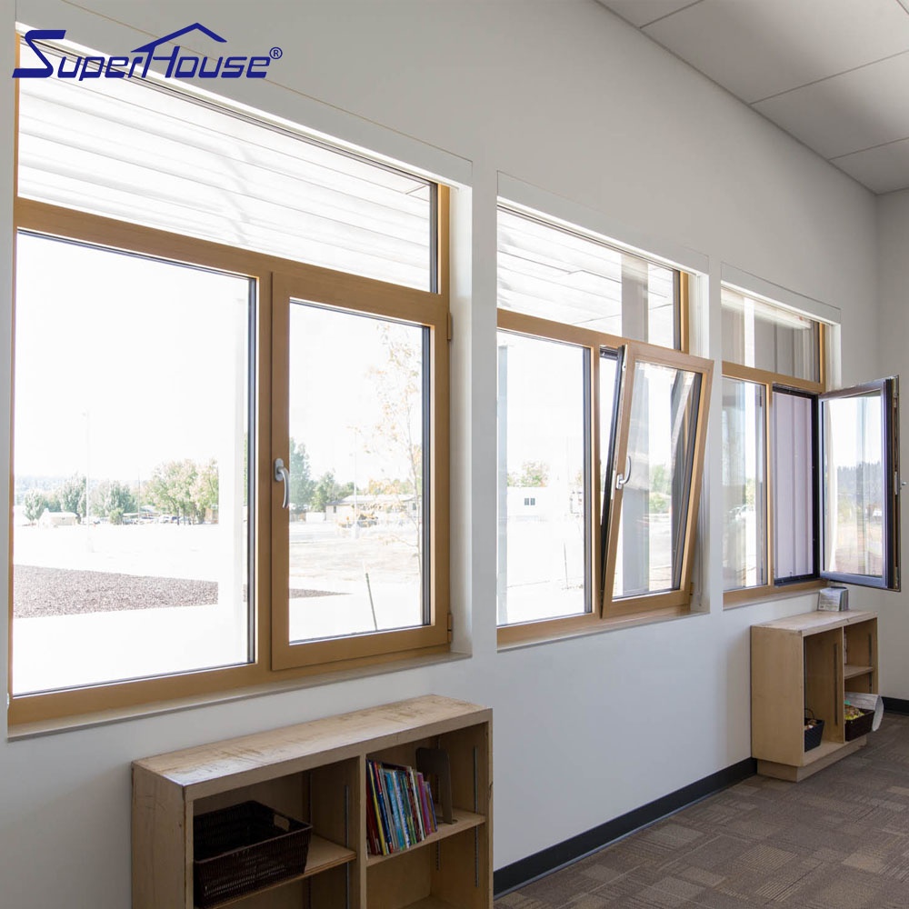 Australian Standard Double Glazed Glass Aluminum Sliding Windows