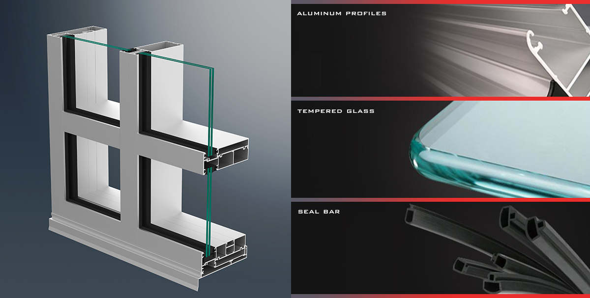 Aluminum Bi Folding Window Details