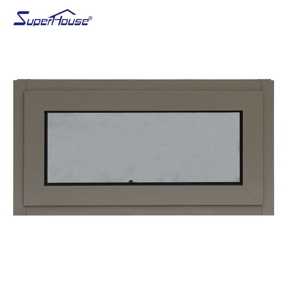 Superhouse AS2047/AS2208 Certificated Modern Australian Standard Double Glazed Thermal Break Luxury Villa Awning Window