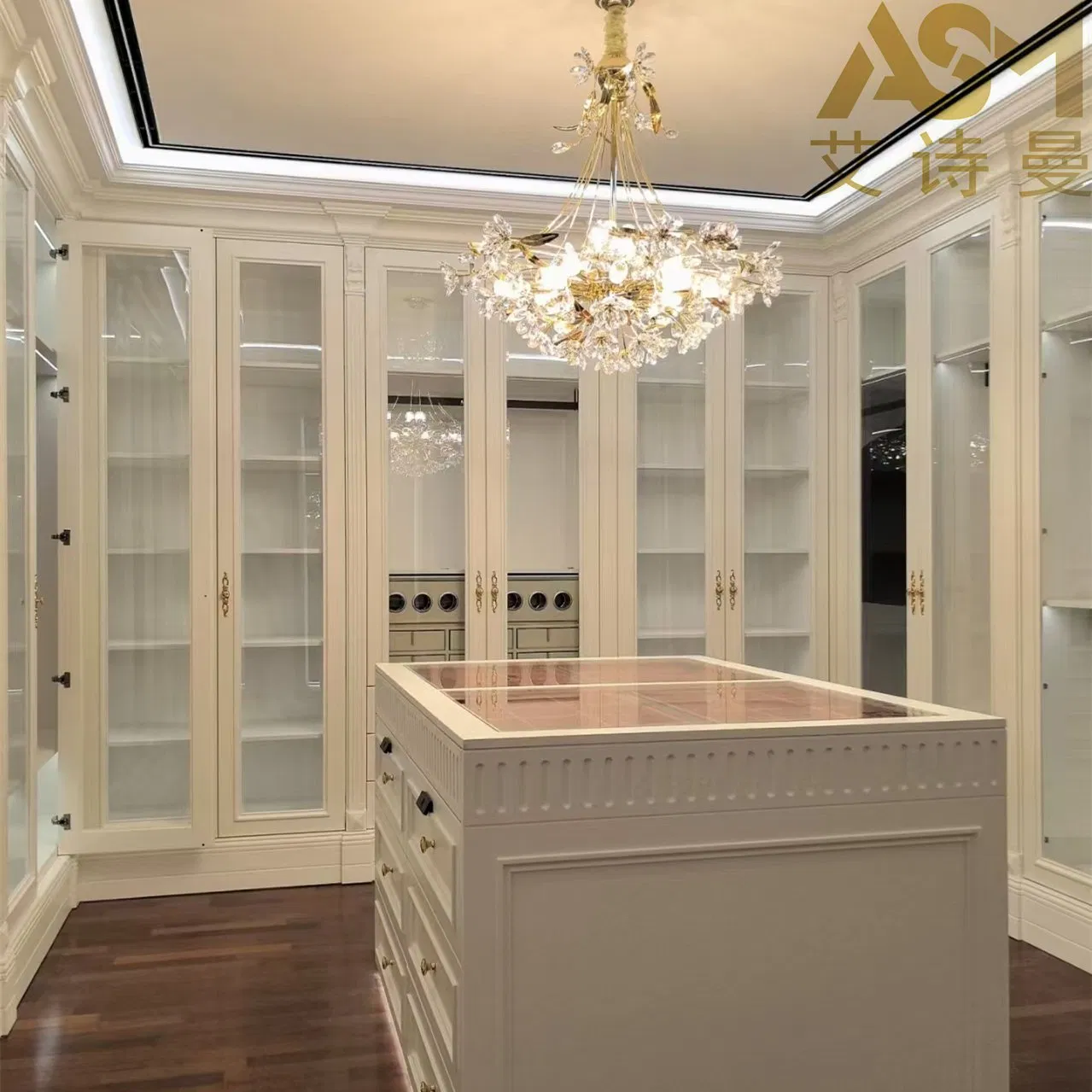 Asm Industrialsignature Wardrobe Collection Project Bedroom Furniture Customized Sliding Door Wood Built in Walk in Wardrobe