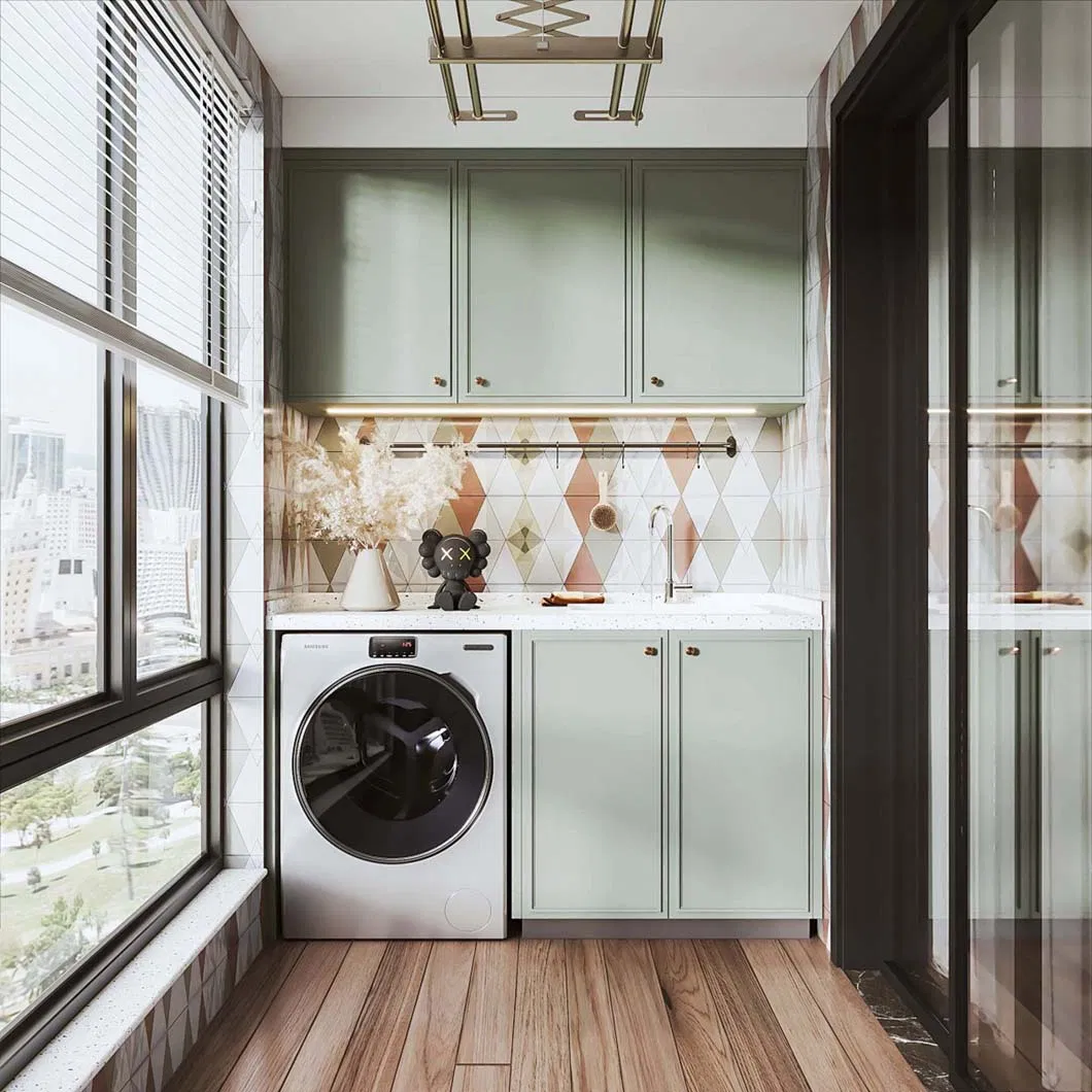 Washing machine cabinet view 3