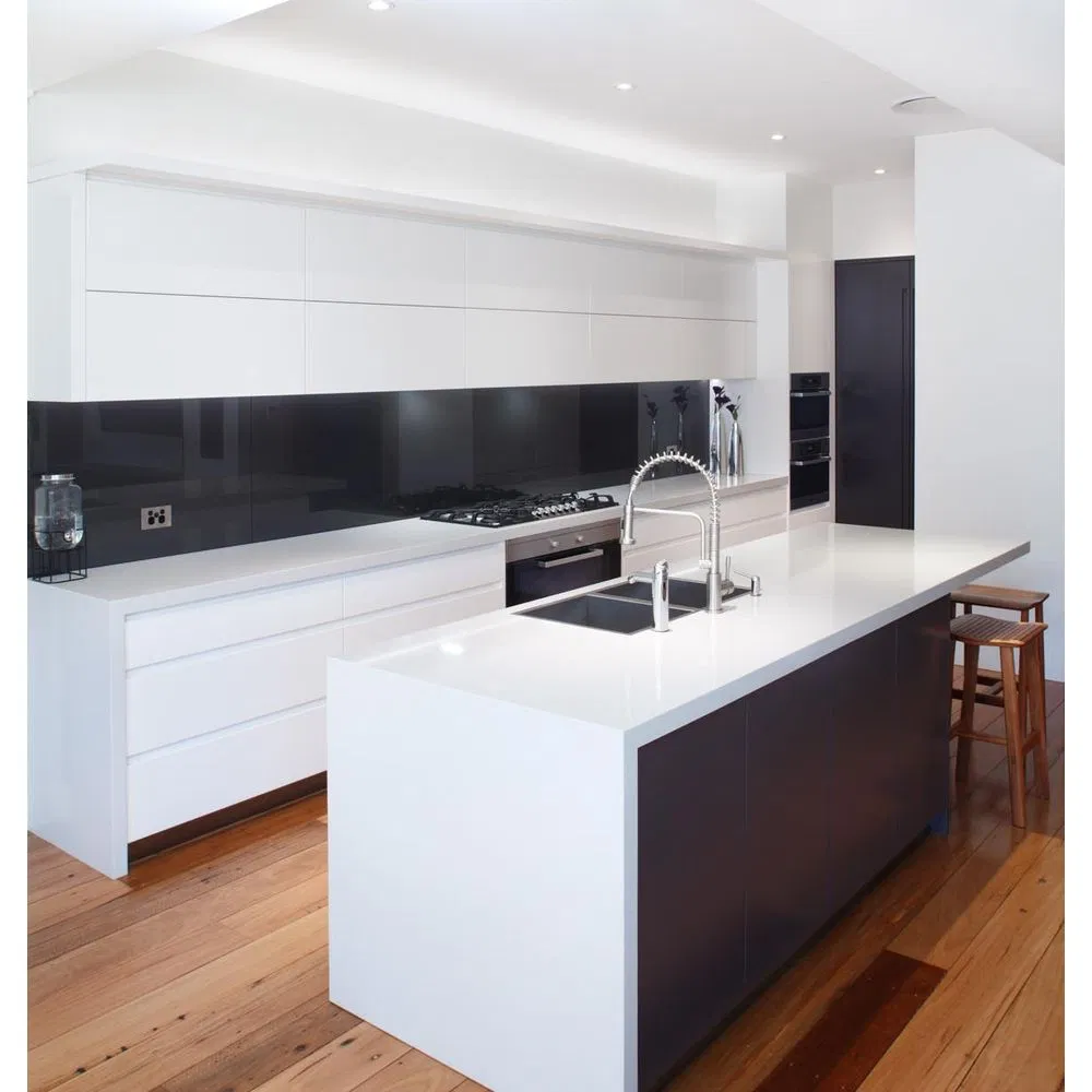 Cbmmart Kitchen Cabinet Modern Wardrobe White Beech Wood Rubber Wood Cabinets