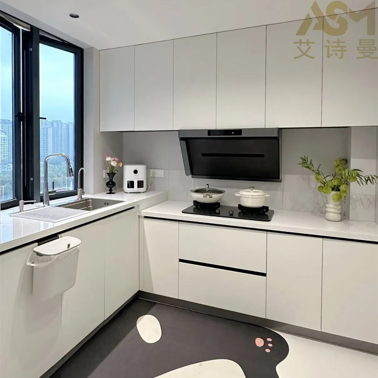 Modern Design Dust-Proof Strong Structure Cabinet for Tableware Hold