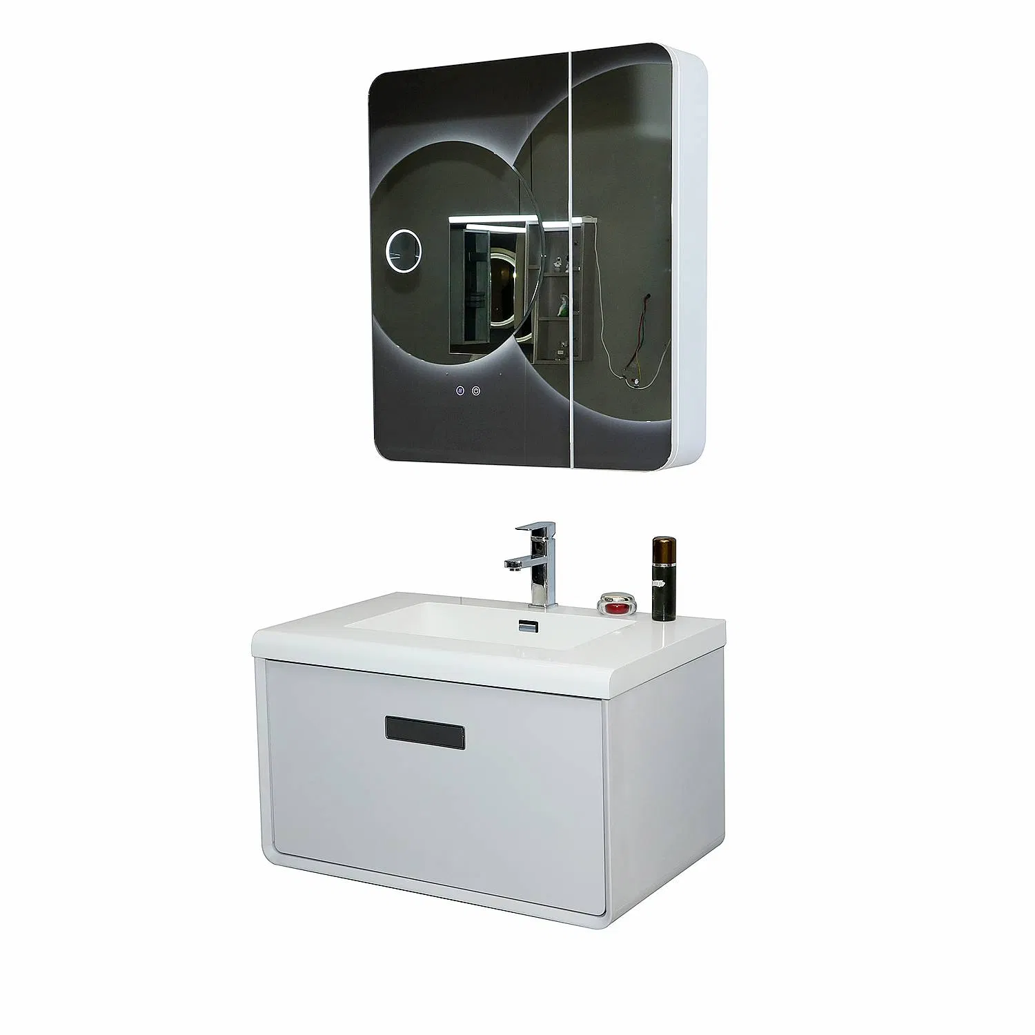 Jataii Bathroom Cabinet Chic Bathroom Cabinets with Linen Tower and 5 Bathroom Count Options