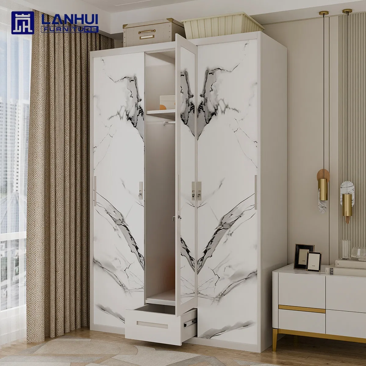 Custom Made Sliding Door Wardrobe with Professional Design Service