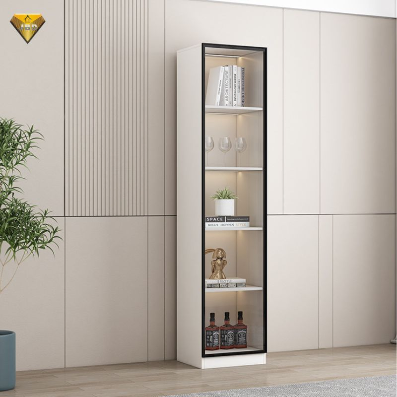 Wine Cellar Refrigerator Cabinet with Cooling System Cigar Storage Cabinet for Hotel