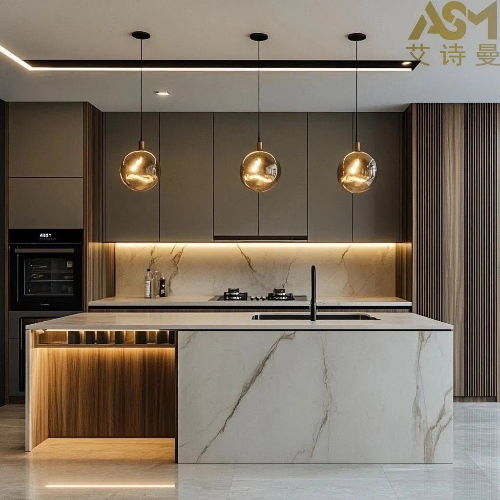 Asm Practical Kitchen Cabinet with Ample Storage Space