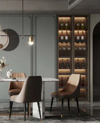 Cuisine Complete Kitchen Affordable Price Modern Glass Design Kitchen Cabinet Laminate Pantry Cupboard