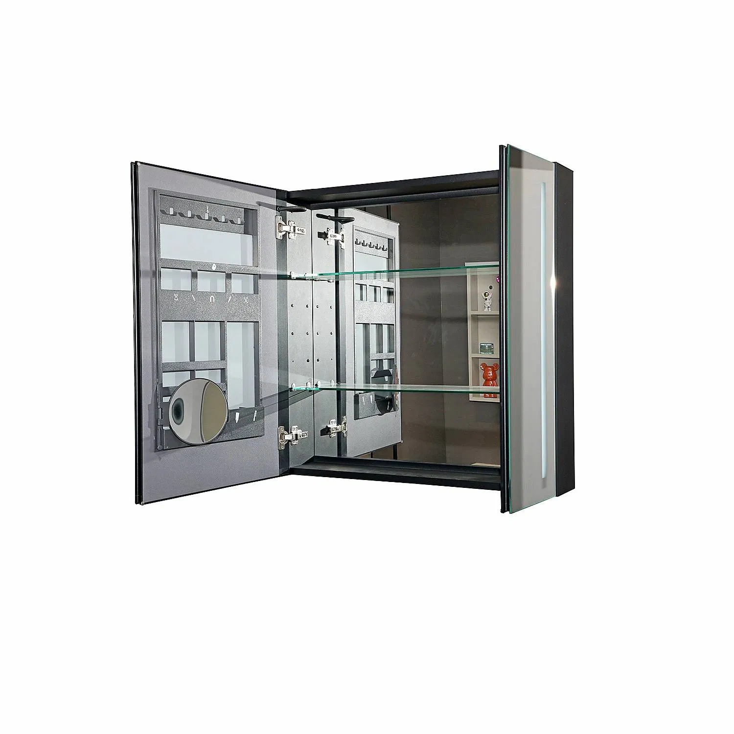 Jataii Bathroom Cabinet Functional Bathroom Cabinets with Linen Tower for 3 Bathroom Count