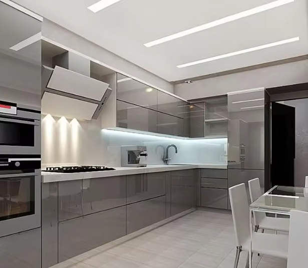 Full High End Modern Portable Wooden Pantry China Cabinets for Sale Set