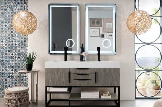 Bathroom Commercial Double Sink Bathroom Vanity Cabinet 2025