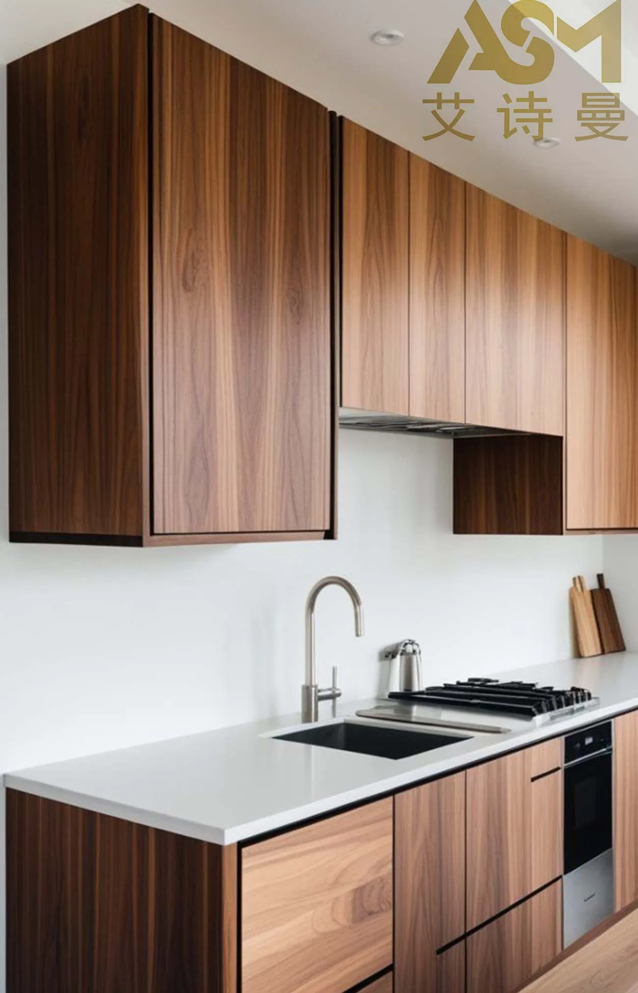 Elegant Cabinet Unit with Modern Surface Texture