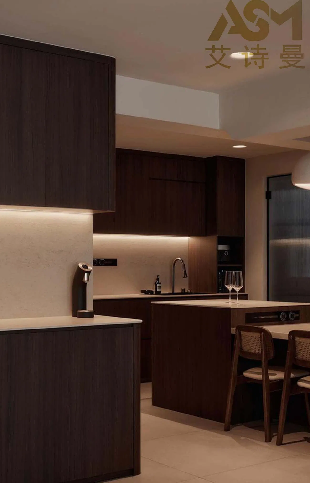 Premium Kitchen Storage Unit with Elegant Finish