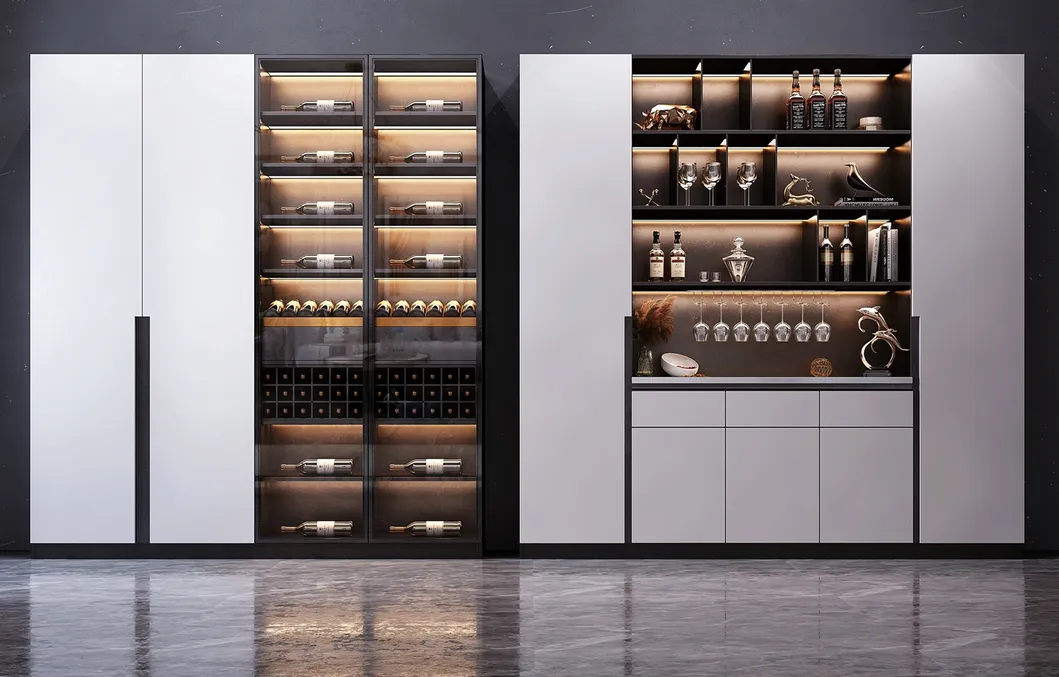 Wine Storage Cabinet Detail
