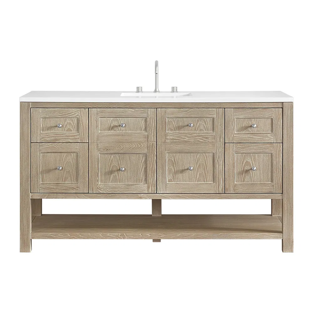 Thailland Factory 72 Double Sink Vanity in Bright White Finish for Luxury Spaces