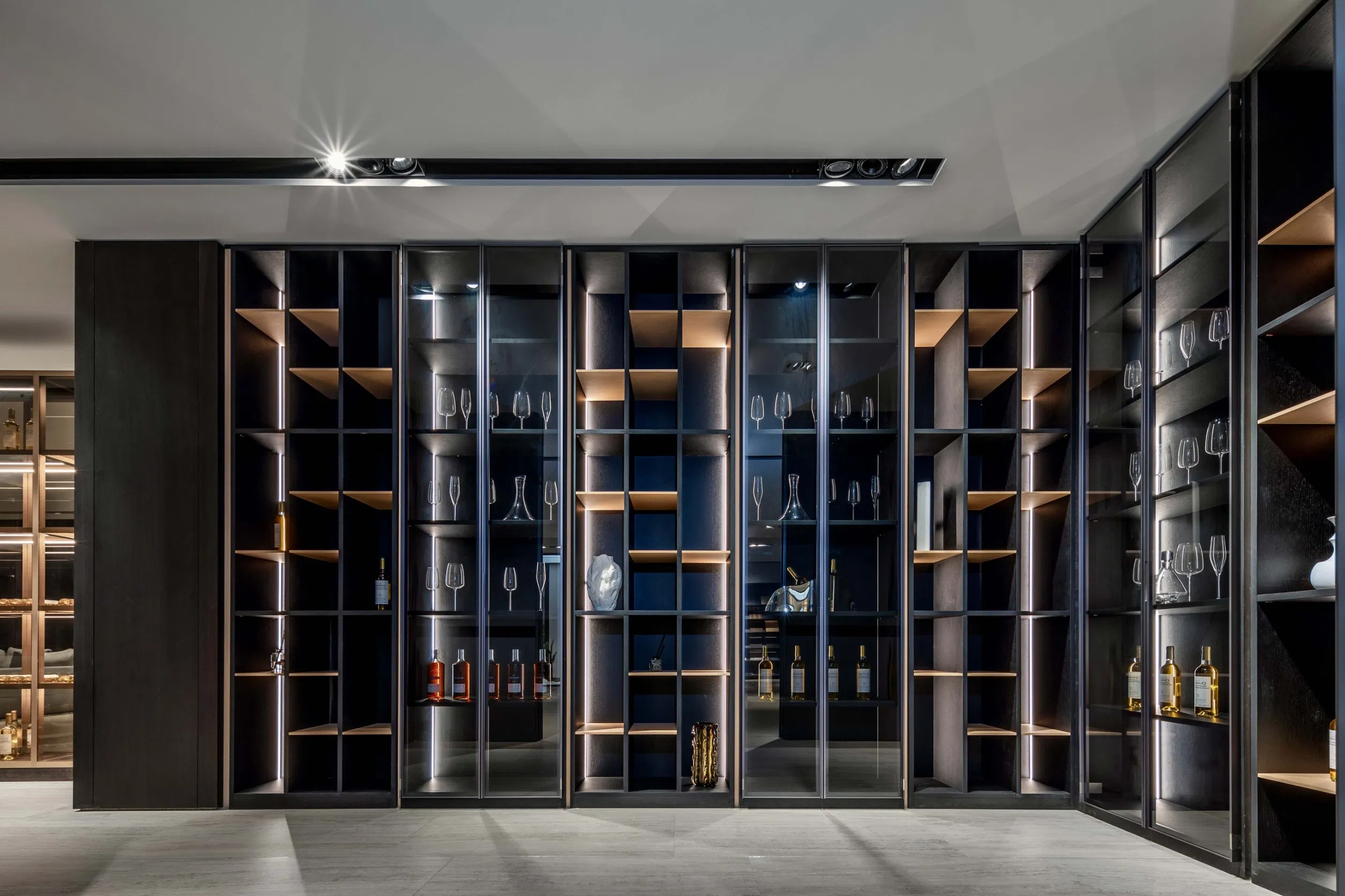 Stylish High-End Wine Storage Cabinet for Living Spaces