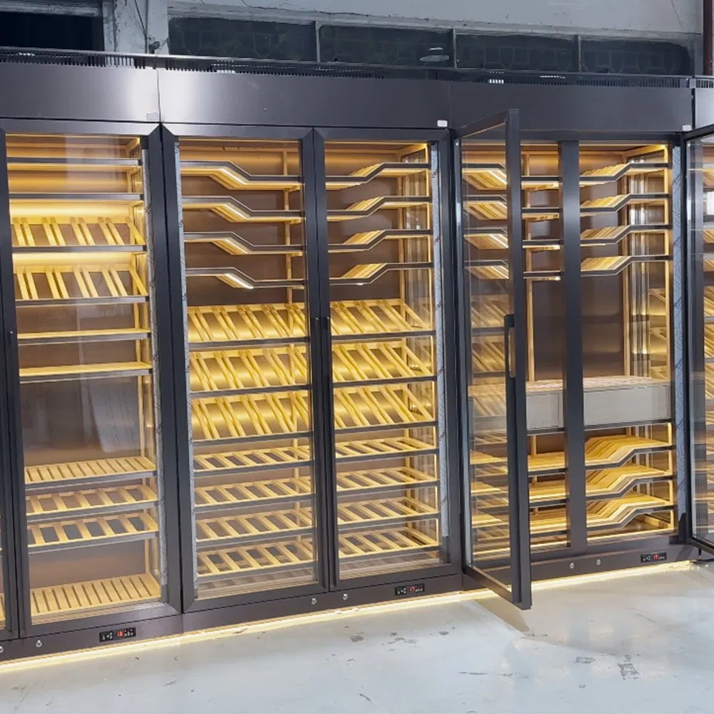 Luxury Wine Storage Cabinet with Advanced Climate Control System