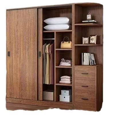 Home Bedroom Simple Assembly Sliding Door Wardrobe