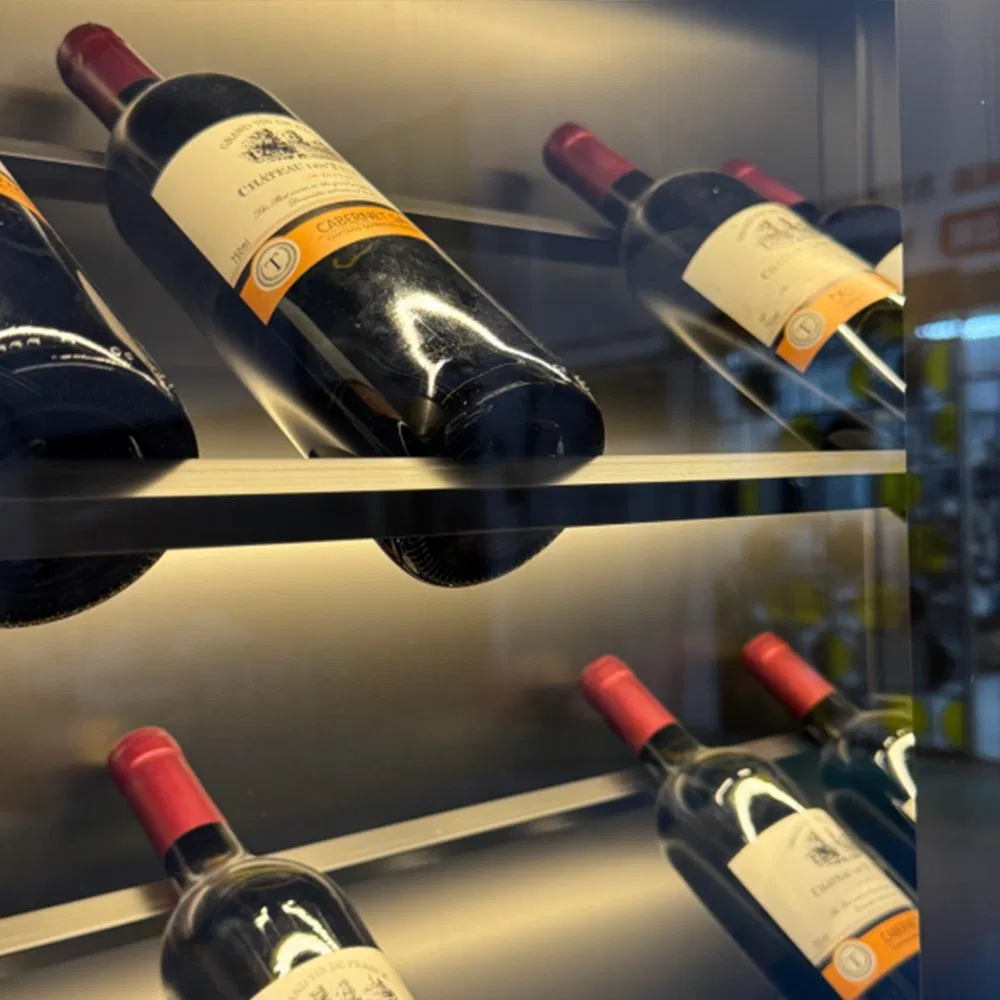 Wine Storage Cabinet with Advanced Temperature Regulation Features