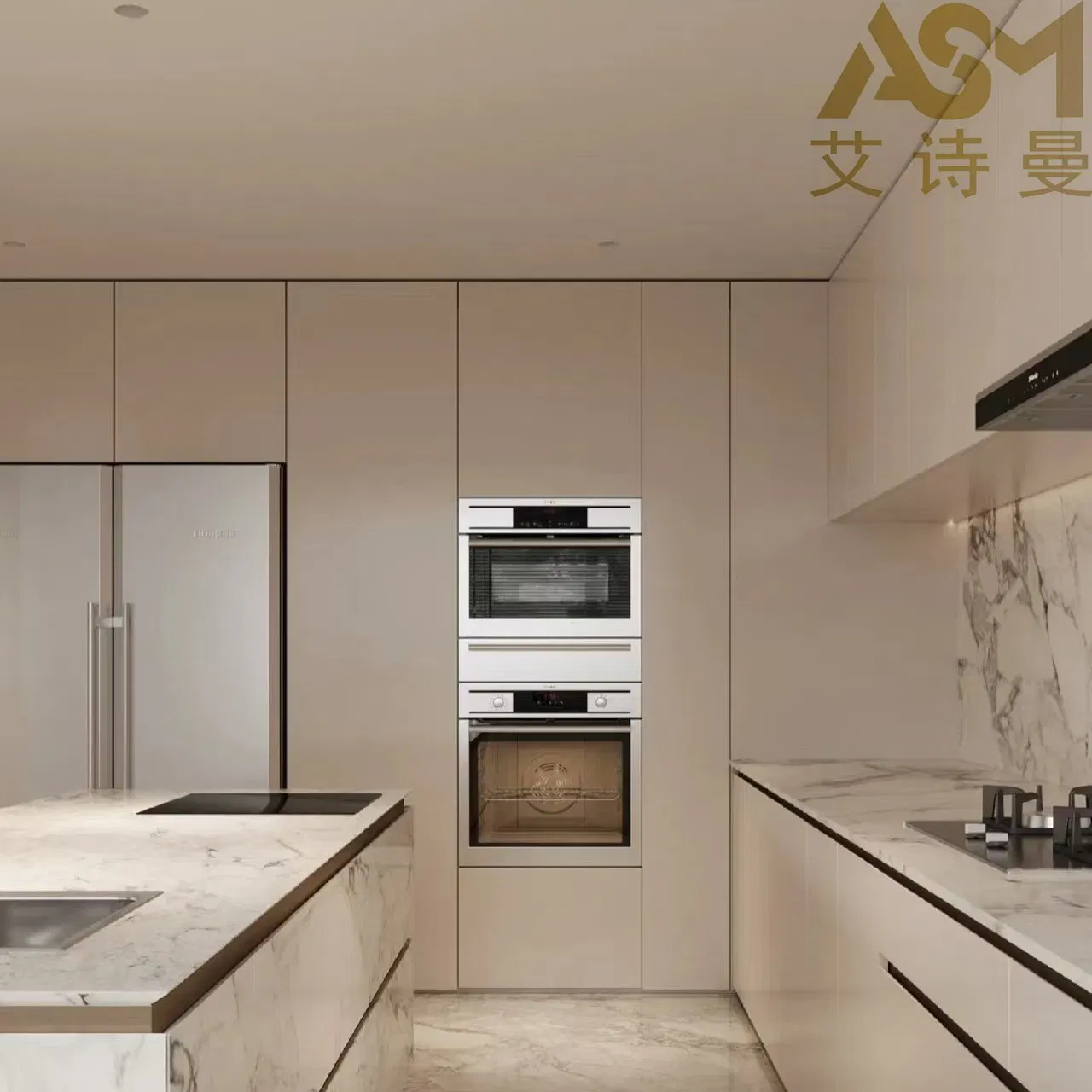 High-End Custom Kitchen Wooden Furniture Design Modern Kitchen Furniture Custom-Made Classic Wood Solid Wood Flat Pack Kitchen Cabinets