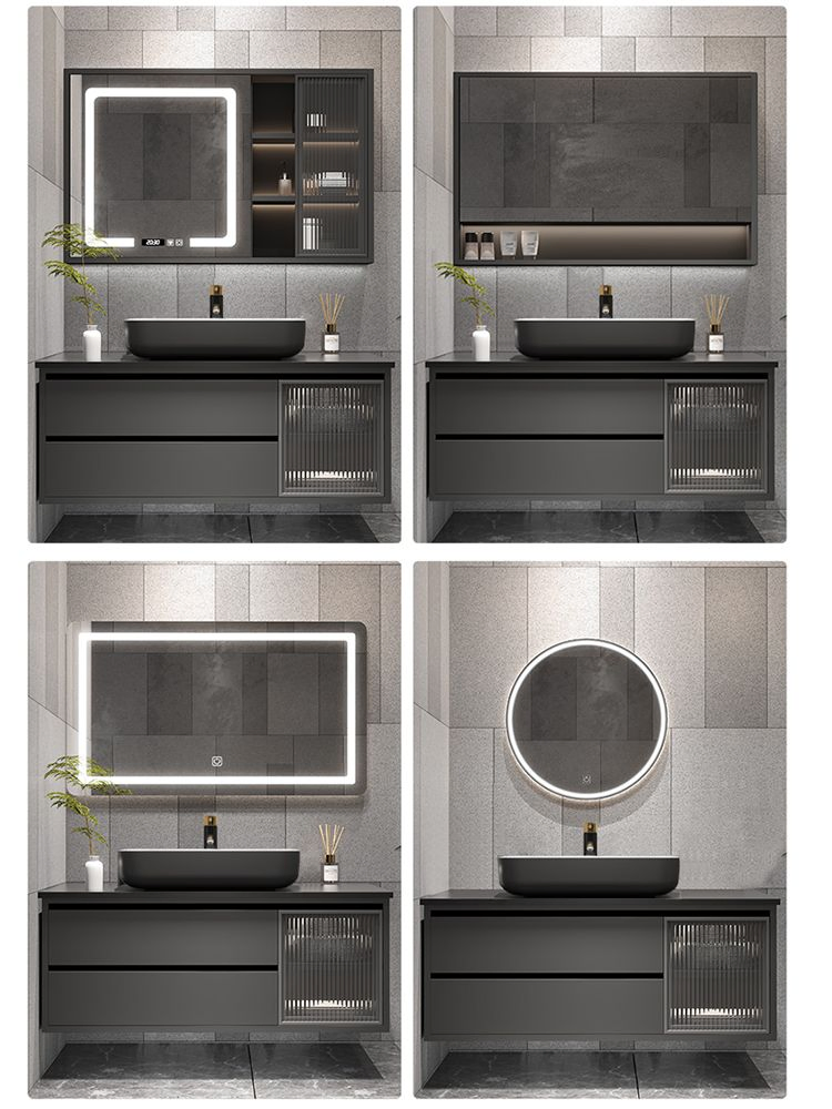 White Marble Top and Oak Wood Double Sink Floating Bathroom Vanity Furniture with Wall-Mounted Faucets Bathroom Cabinet Natural Stone Surface LED Mirror