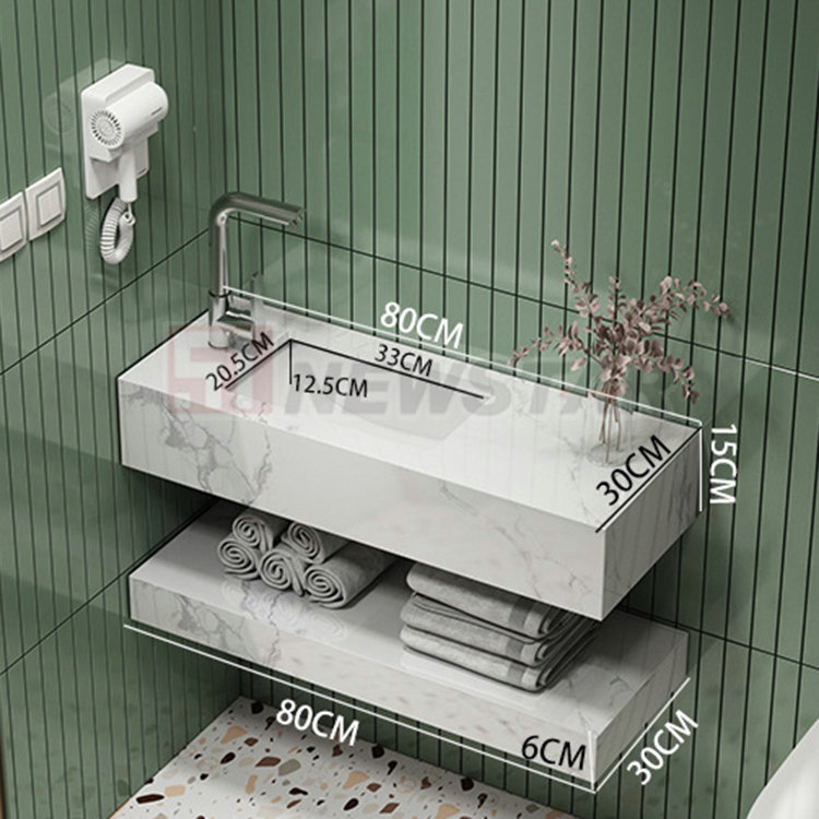 Bathroom Cabinets Small Vanity Mirror with Lights Sintered Stone Hotel Bathroom Set Sintered Stone Floating Wall Vanity