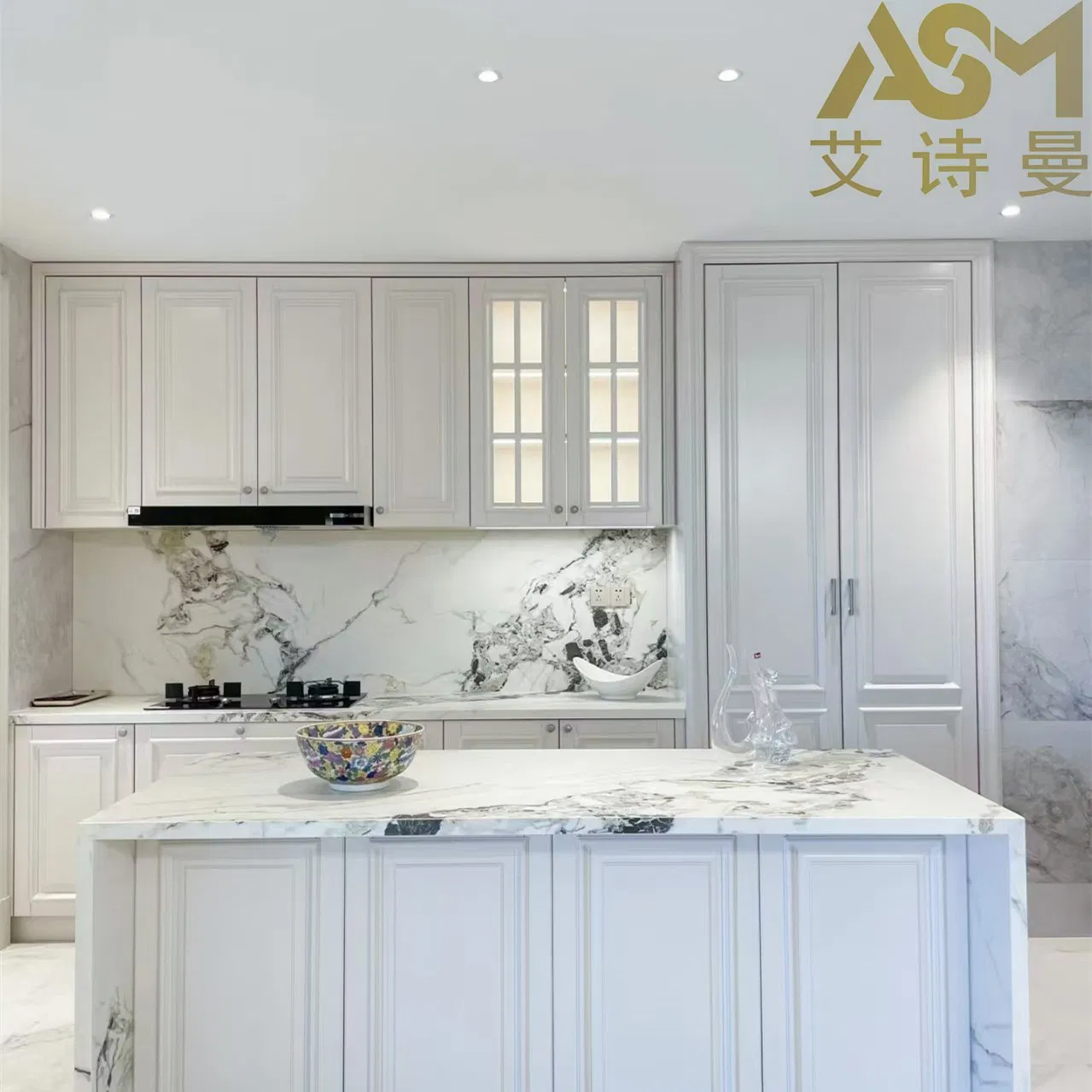 China Manufacturers Wholesale Factory Kitchen Furniture Modular Kitchen Cabinet Accessories Modular Wood Solid Wood Kitchen Cabinet