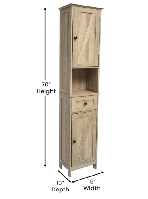 Bathroom Linen Tower Storage