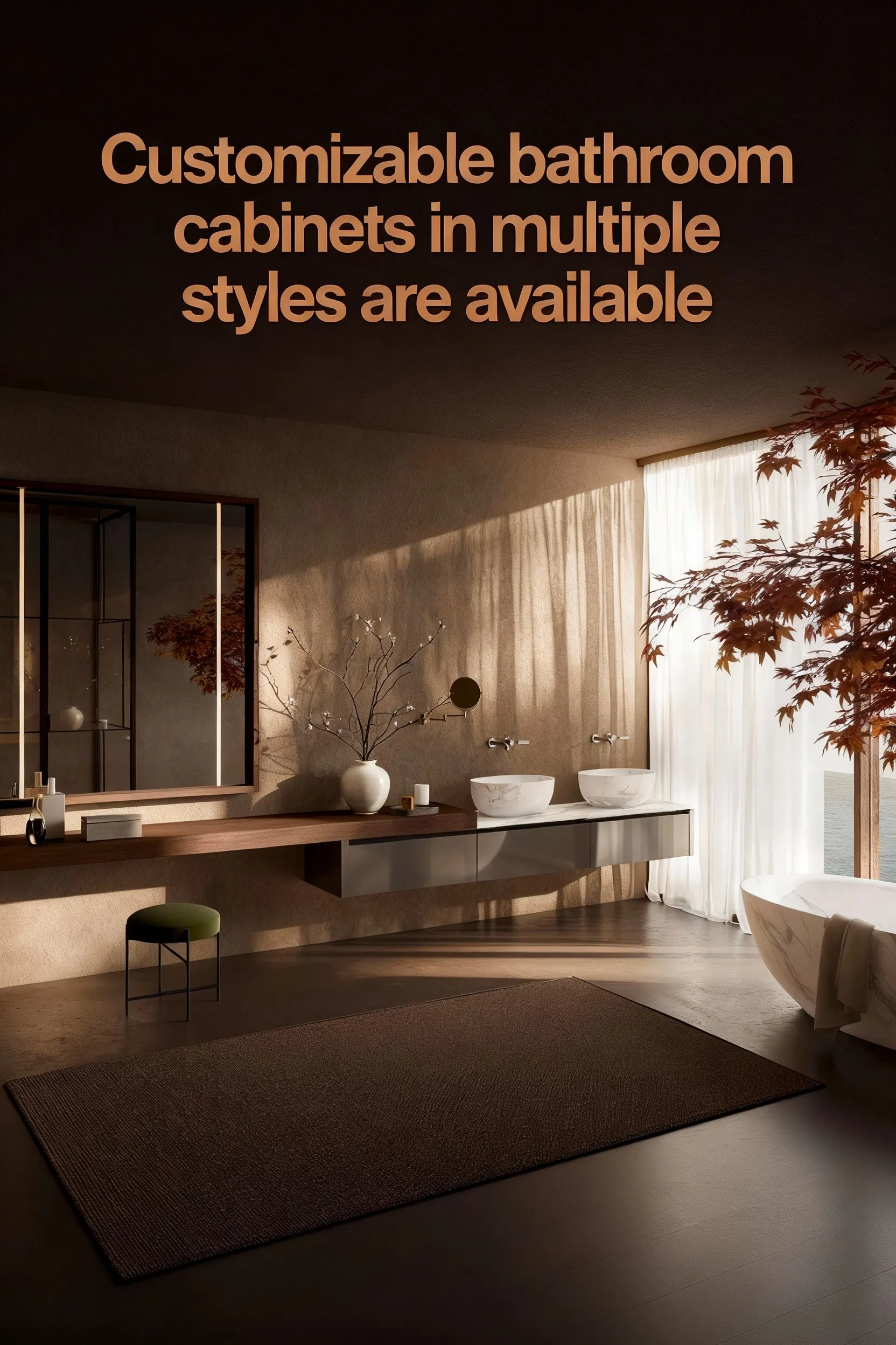 Bathroom Linen Cabinet Detail