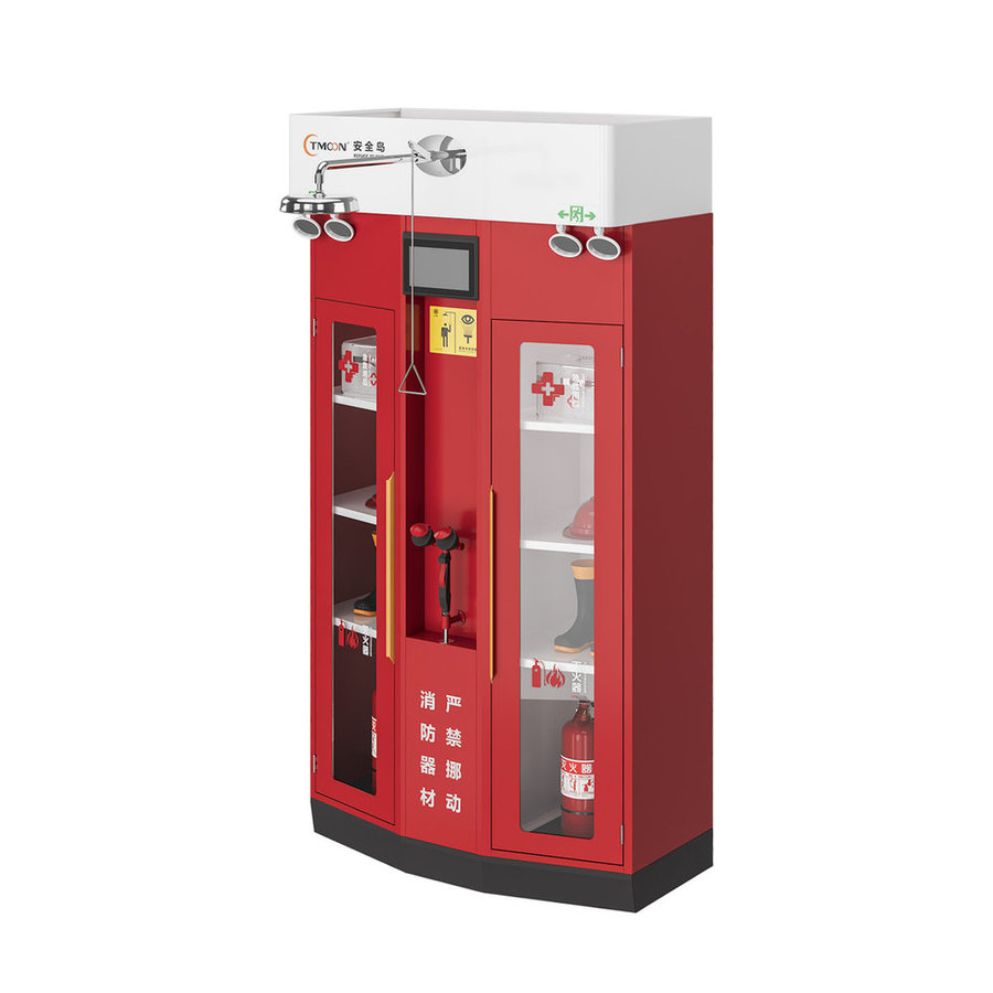 Durable All-Steel Lab Emergency Safety Equipment Island Cabinet for Industrial Safety
