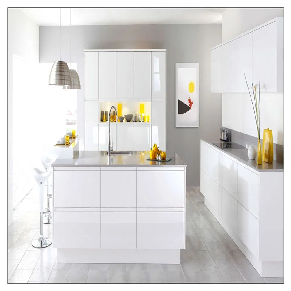 Cbmmart Modern Designs Home Furniture Wood Modular Laminated Kitchen Cabinets