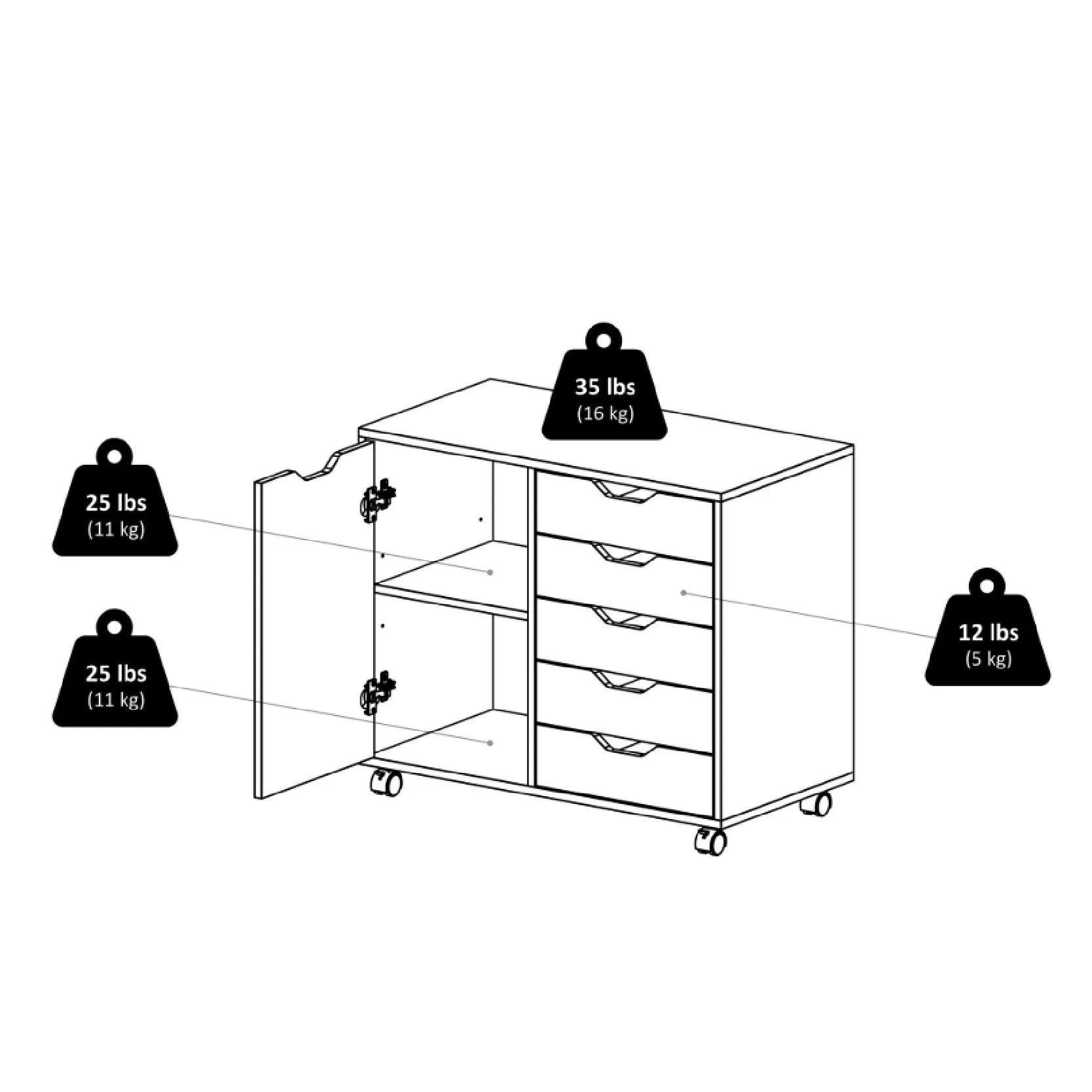 Office Living Room Furniture Rack Storage Rack Bar Restaurant Wine Cabinet Kitchen Cabinet