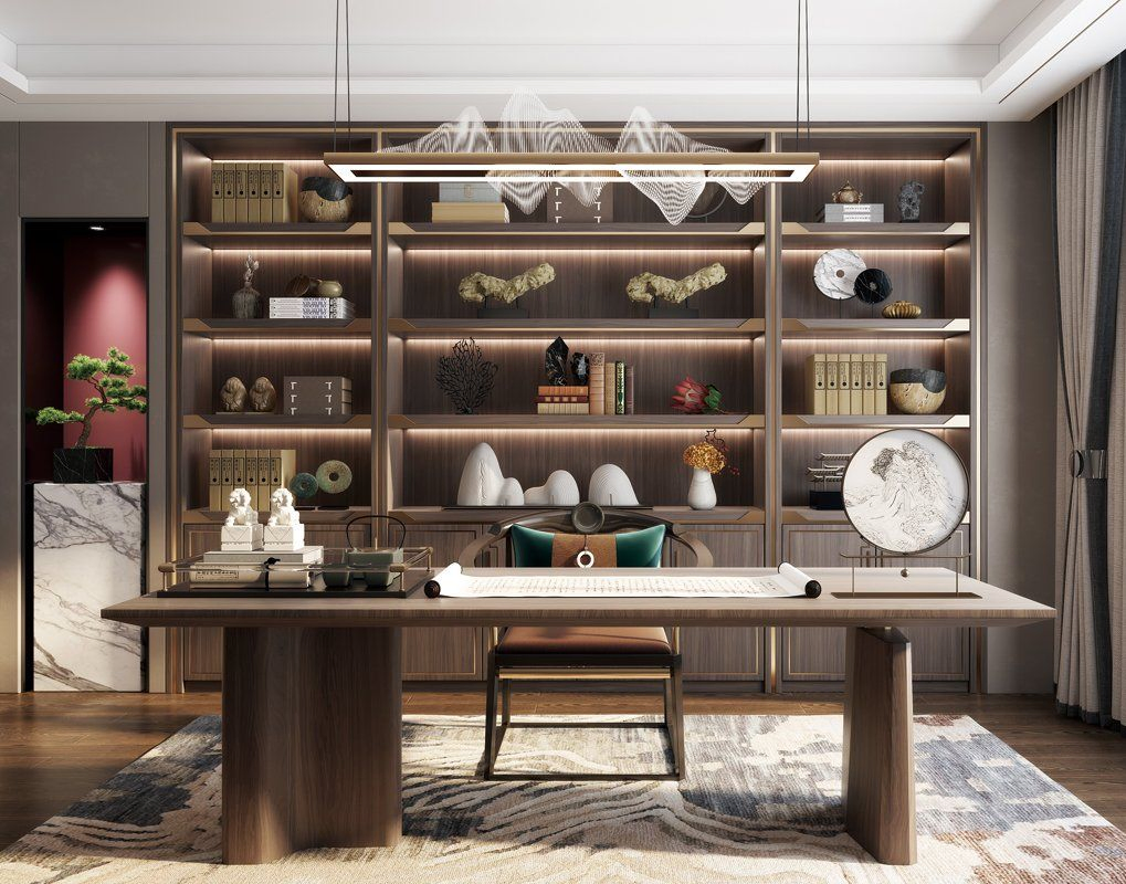 Modern Bespoke Furniture Sliding Swing Door Closet Wardrobe with Book Shelf