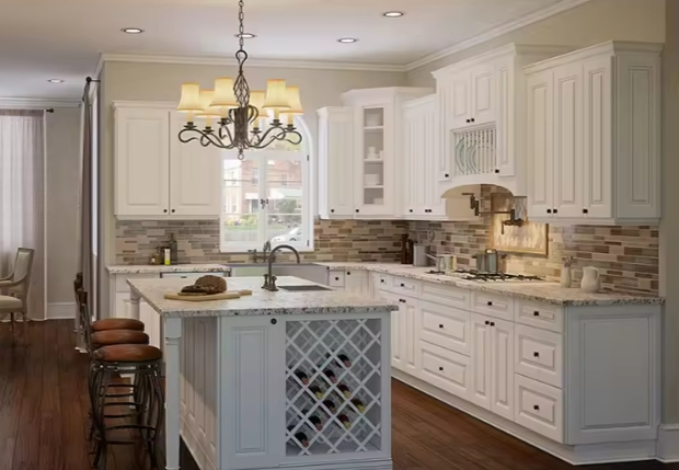 Full High End Modern Portable Wooden Pantry China Cabinets for Sale Set