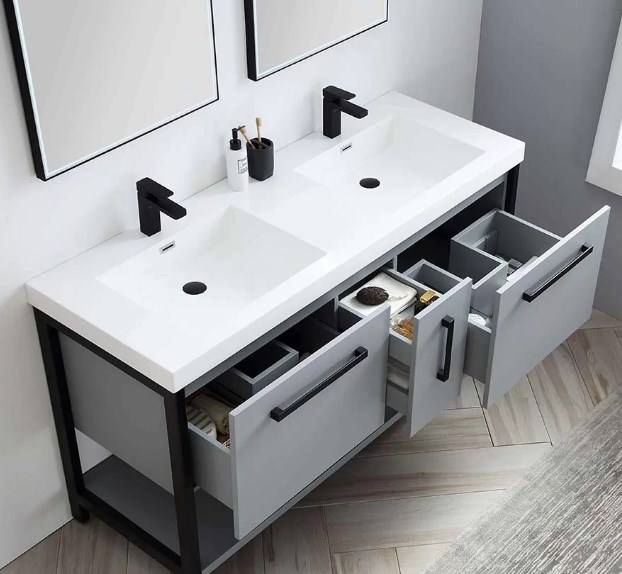 Bathroom Commercial Double Sink Bathroom Vanity Cabinet 2025
