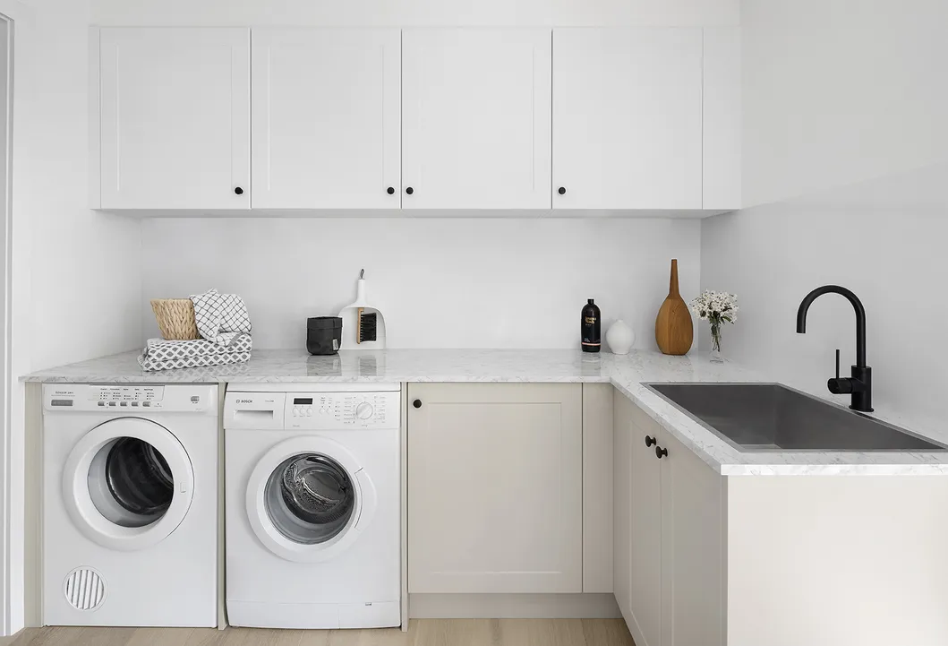 Modern Laundry Room Cabinet