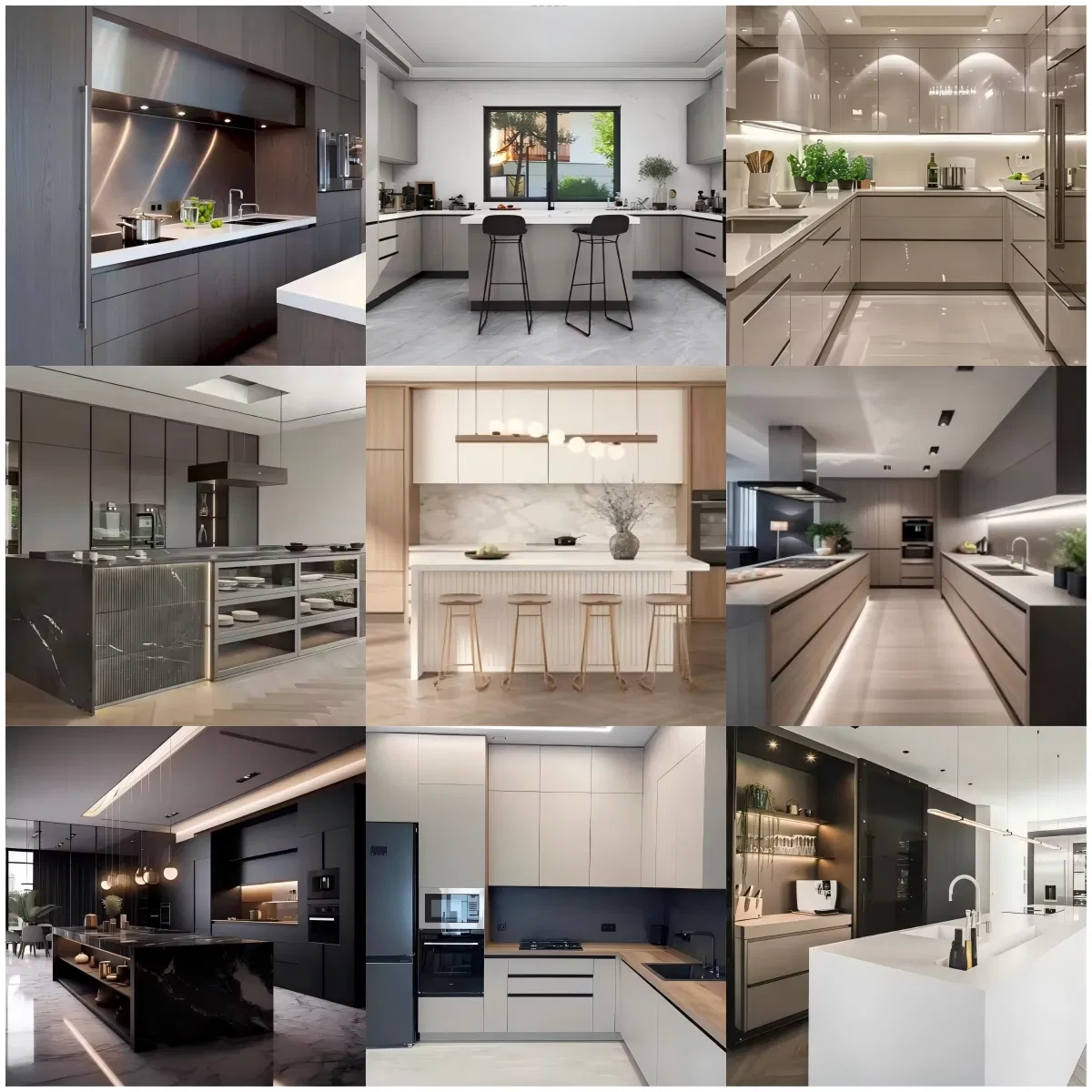 Full Kitchen Cabinet Set