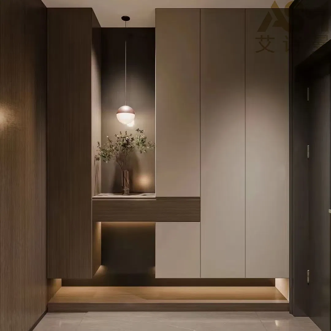 Living Room Shoes Rack Modern Customized Shoes Cabiney Large Linen Modern Wooden Furniture Flip Shoe Cabinet