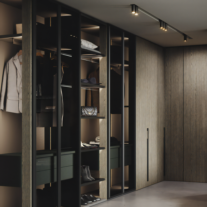 Luxury Walk in Closet Cabinet Custom Bedroom Storage Wardrobe Wooden Wardrobe Cabinet