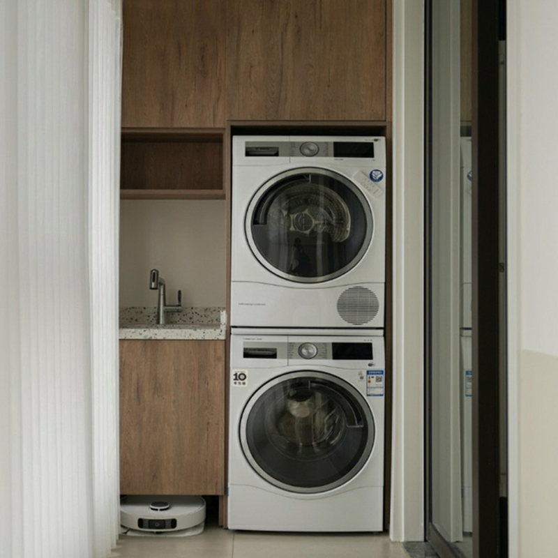 Modern Customize Laundry Storage Cabinet for Kitchen in Wall Bathroom Hotel Washing Room Aluminum Cabinet