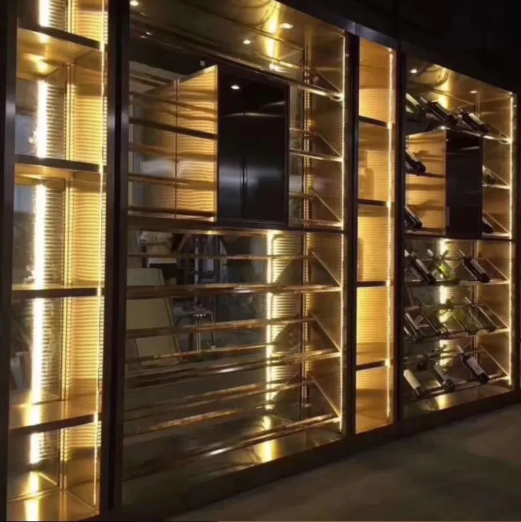 Wine Display Shelf Detail