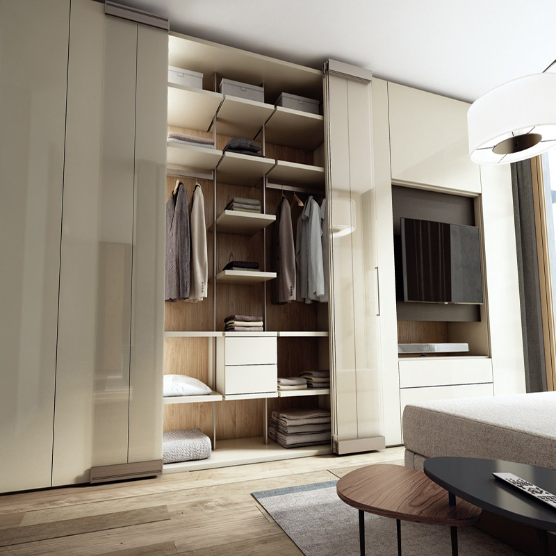 Wooden Sliding Door Wall Wardrobe Closet Custom Made Furniture Modern Design Wardrobe Bedroom Furniture
