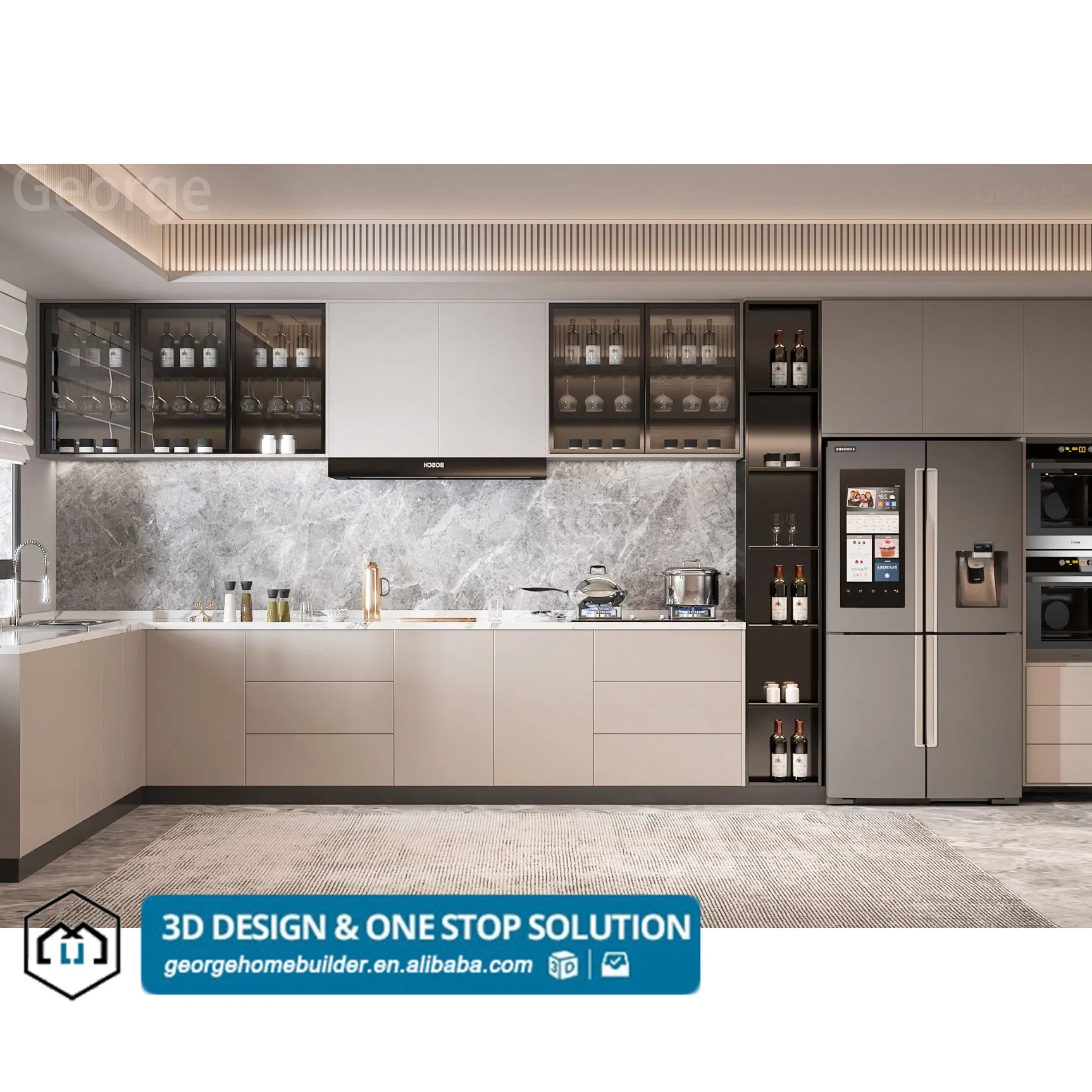 Modular Kitchen Wooden Cabinets American Gray Shaker Tall Pantry Wood Kitchen Cabinets