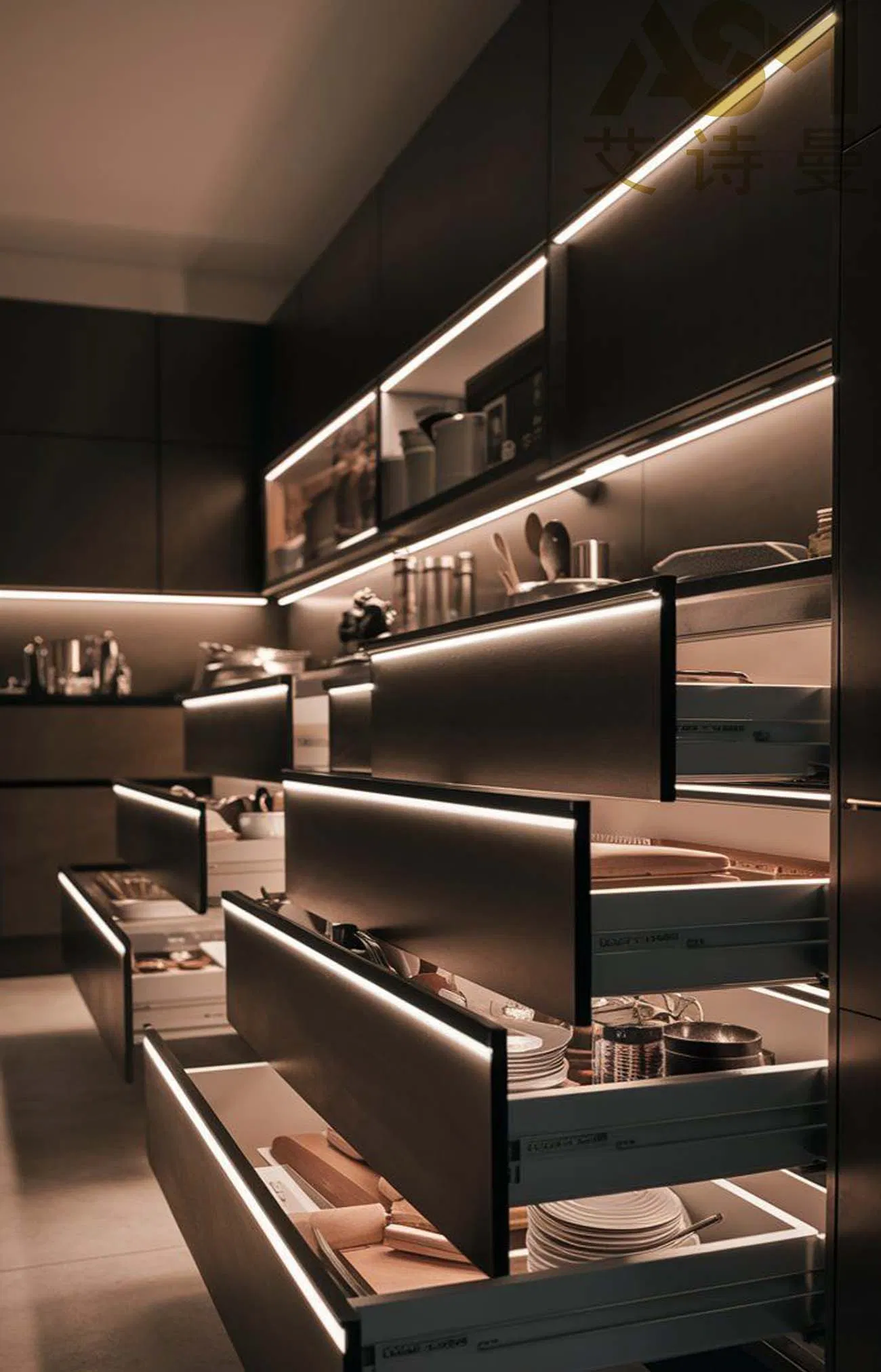 Stylish Cabinet Unit for Modern Cooking Spaces