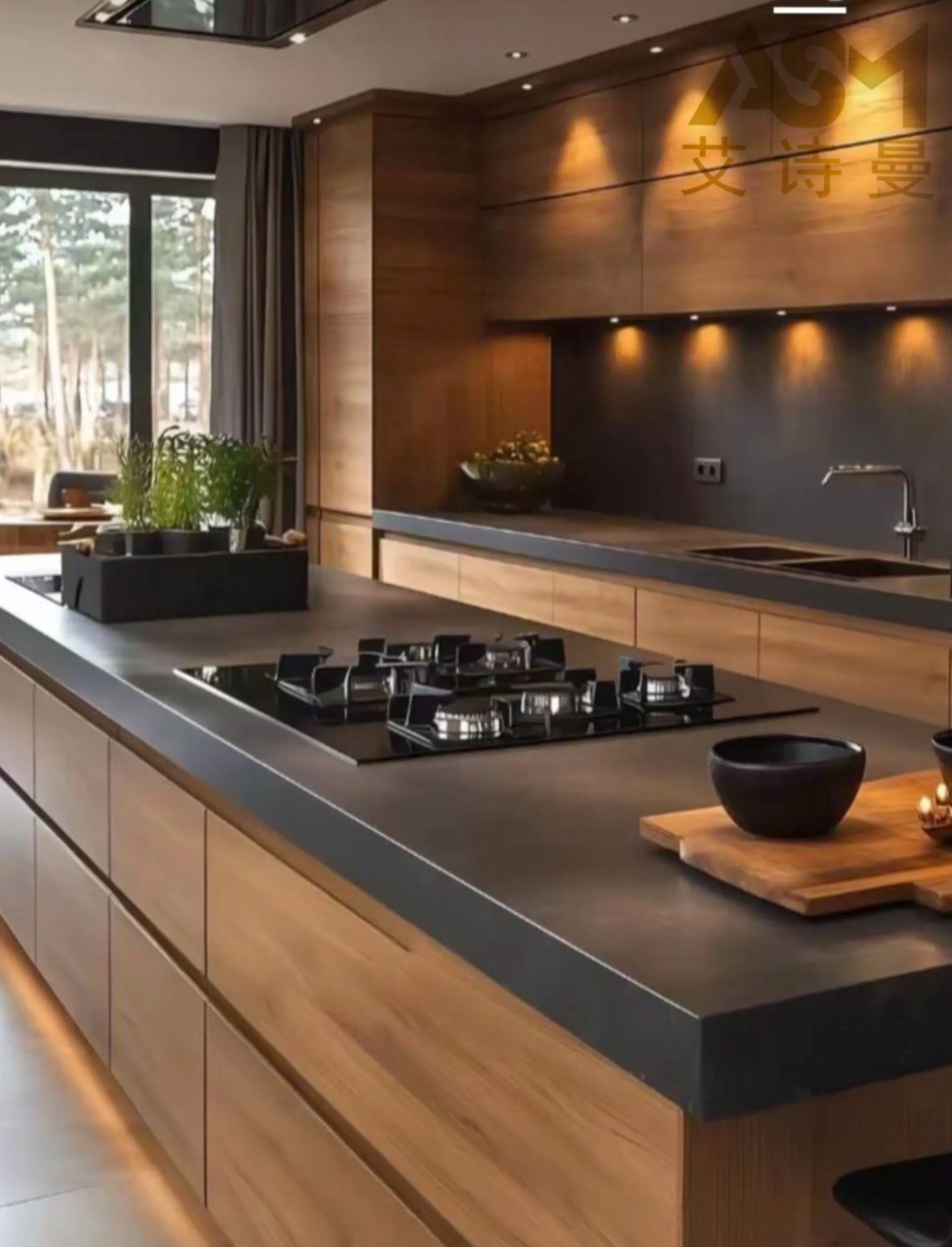 Asm Practical Kitchen Cabinet with Ample Storage Space