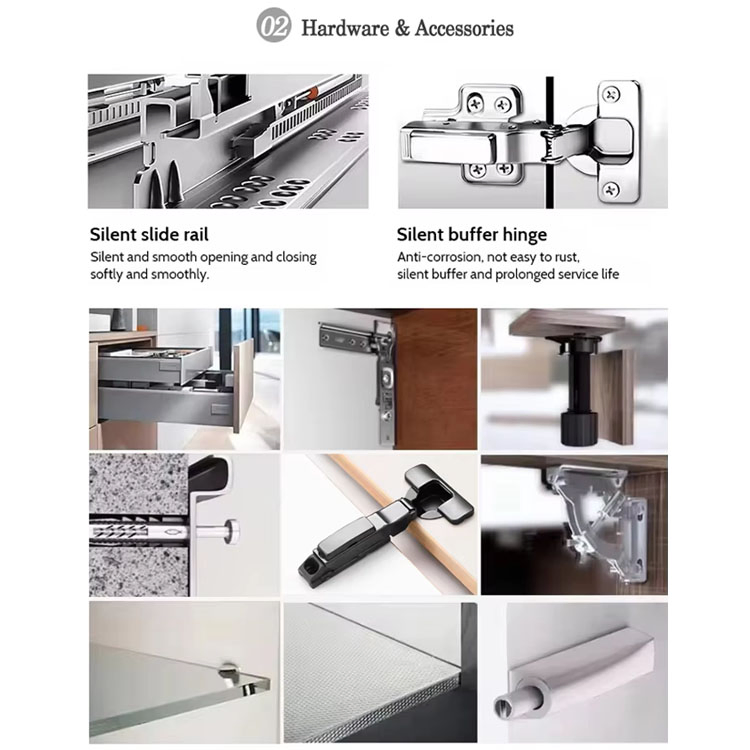 Floor Standing Vanity Units Modern Barhoom Floating Vanity with Side Cabinet