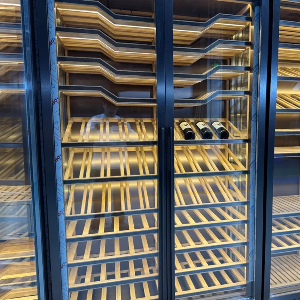 Luxury Wine Storage Cabinet with Advanced Climate Control System