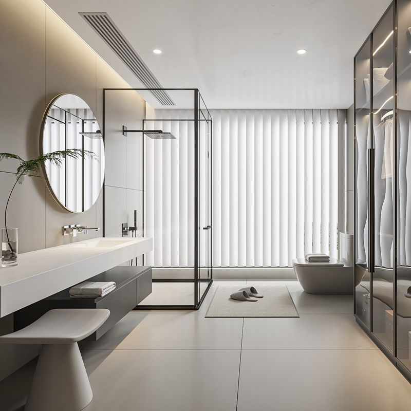 Factory Outlet Multiple Repurchase Wooden Double Sink Bathroom Cabinets with for Modern Furniture Laundry Room Shower MDF Bathroom Vanity