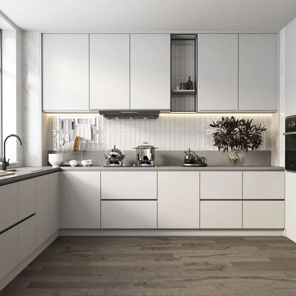 Custom Smart Design Kitchen Cabinet High Gloss Kitchen Cupboards Furniture Islands